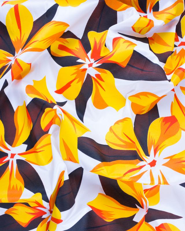 Polynesian fabric MATAMUA Yellow - Tissushop